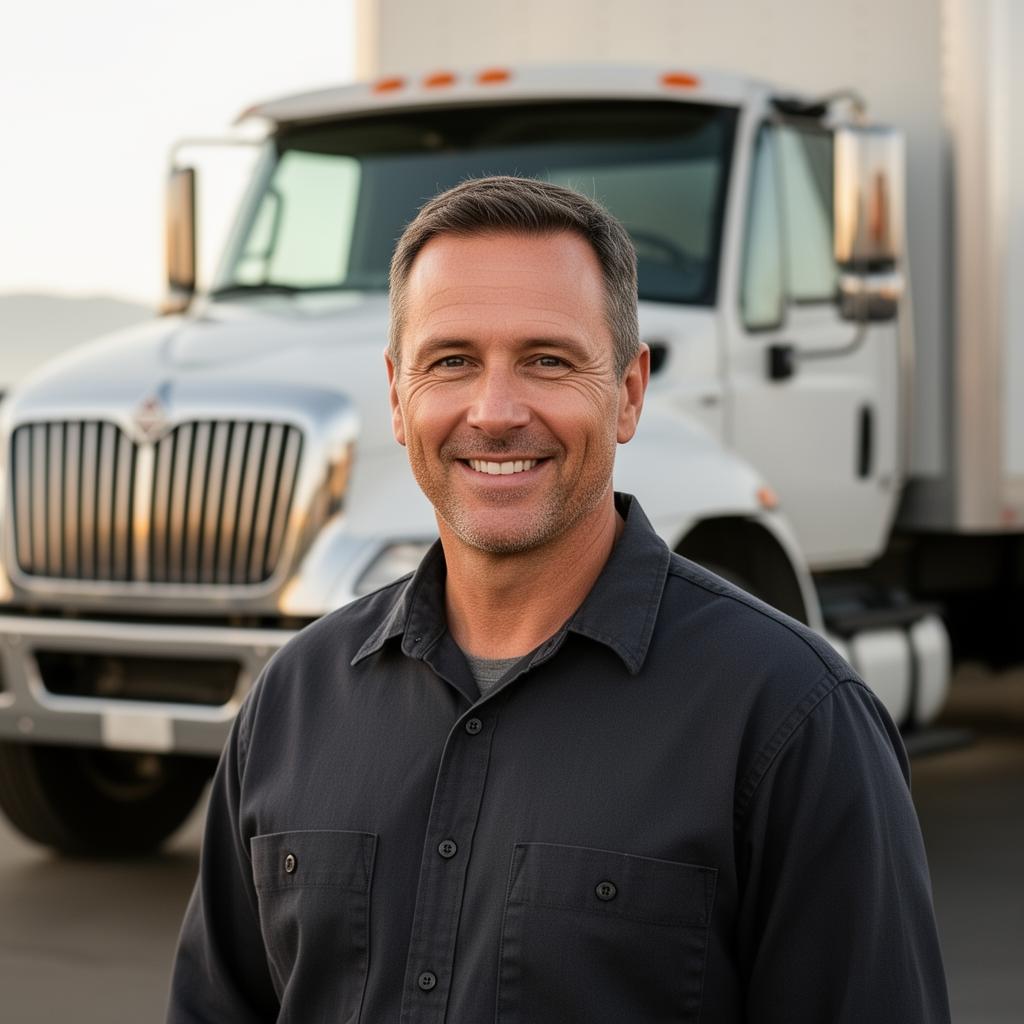 Erik, founder and certified Clean Truck Check technician